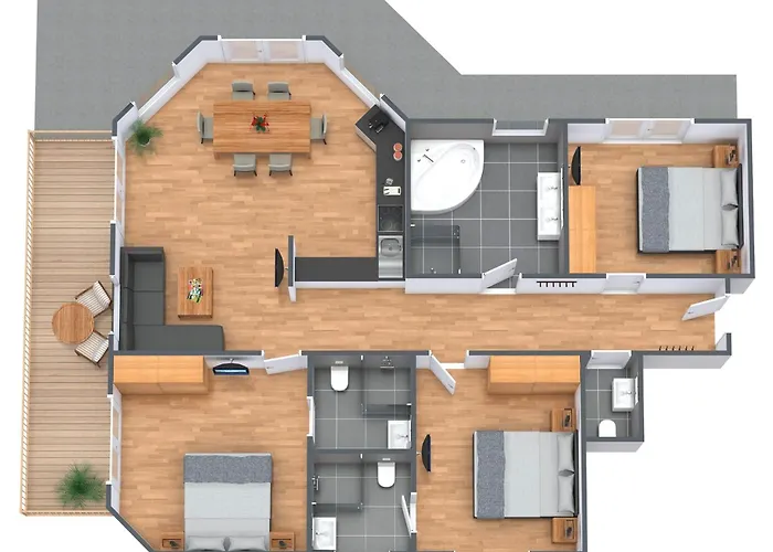 Appartement Alpendiamond In&bike Out 200, 400&penthouse 600 *